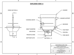 cowboy style fire pit blueprint