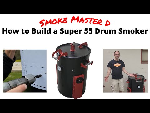 Super55 And Barrel UDS Drum Smoker Kit Combo