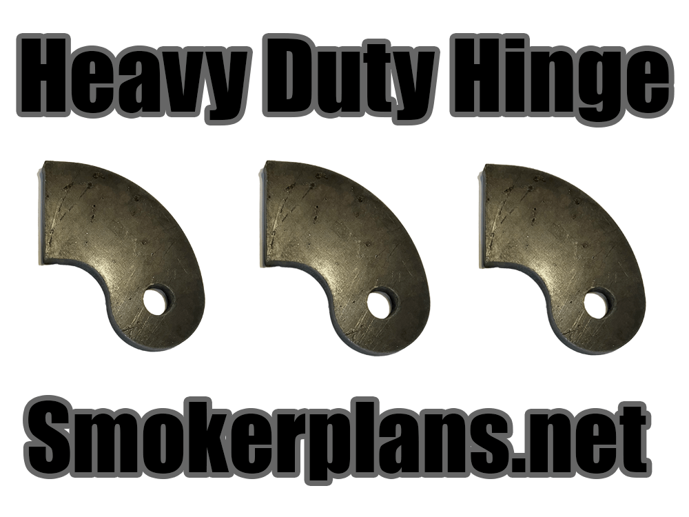 Heavy Duty Smoker Door Hinge Set