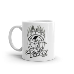 SmokerBuilder White glossy mug