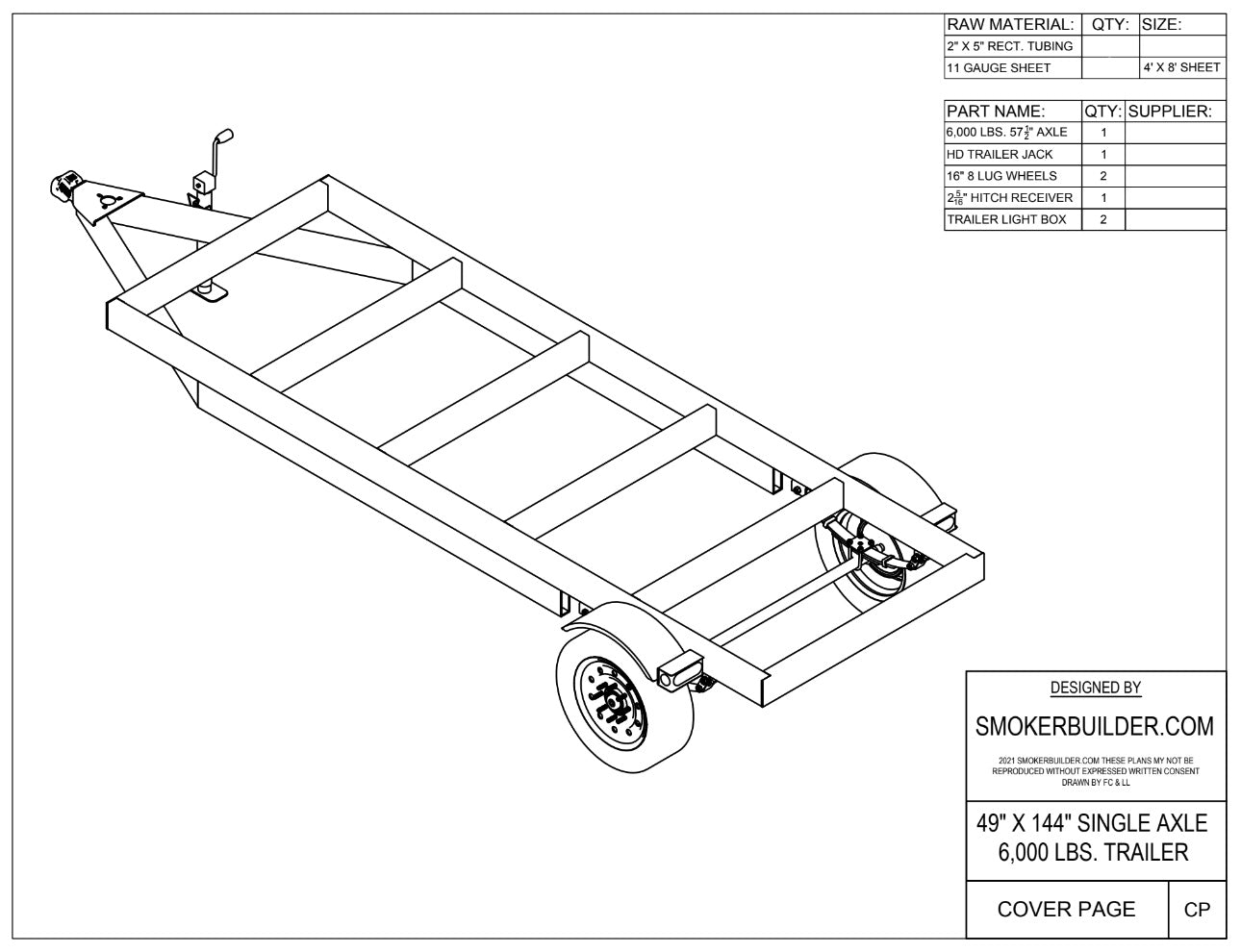 Trailer Plans For Smokers