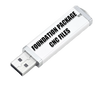 cnc files on USB thimb drive