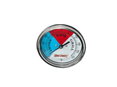 River Country 3 Inch Dial by 4 Inch Stem BBQ Thermometer