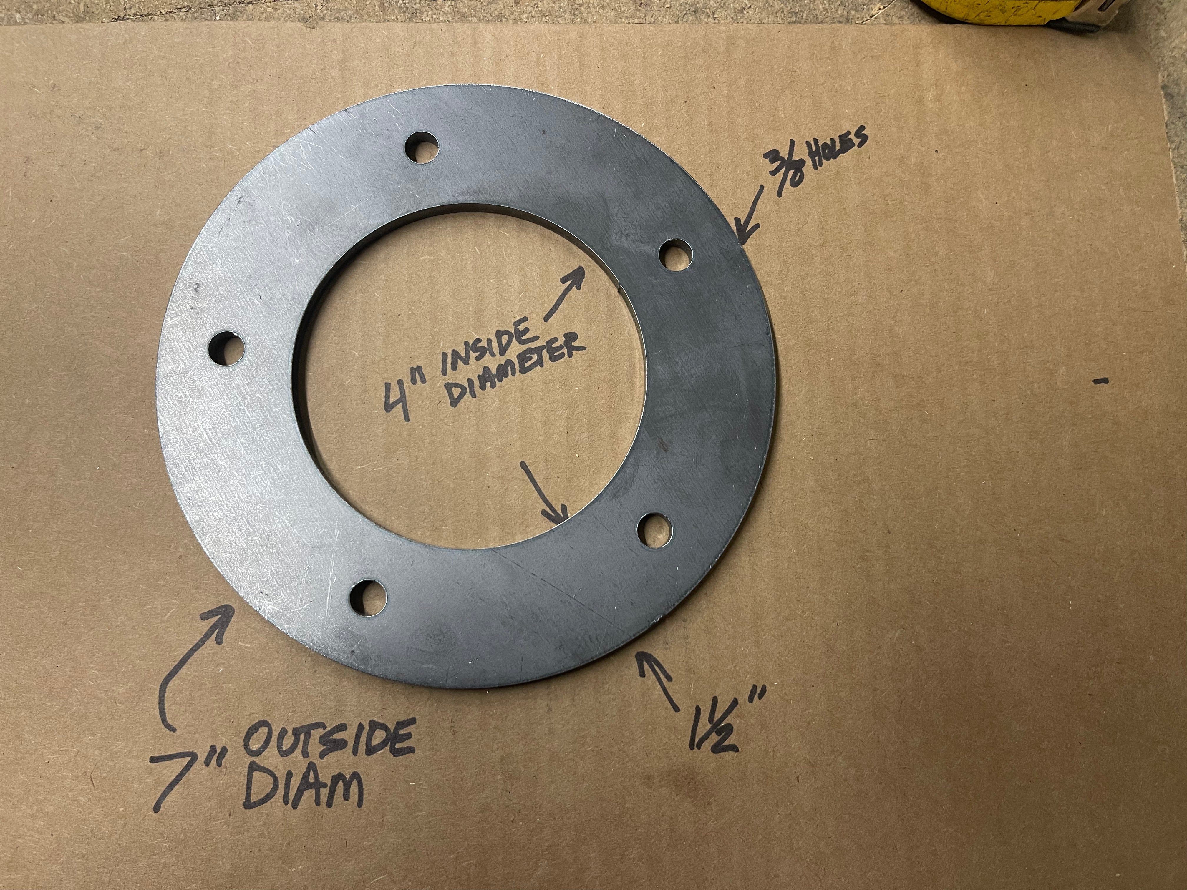 4 Inch Flange For Smoke Stack