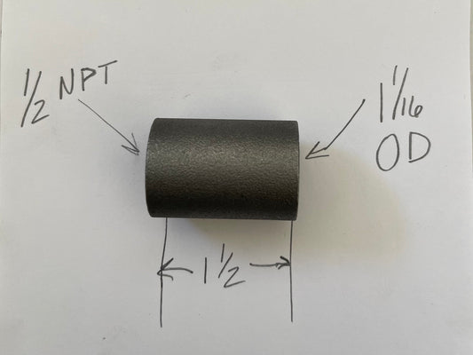 pipe coupling thermometer bung