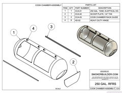 screenshot of a page from a set of smoker plans