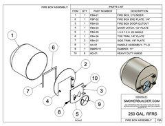 screenshot of a page from a set of smoker plans