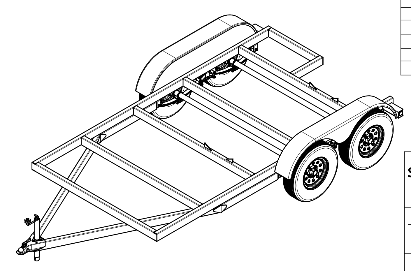 DIY Plans For 7000 Pound Trailer For 500 Gallon And Similar Smokers