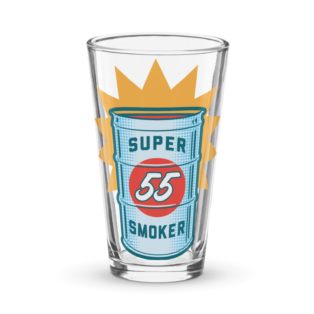 Super55 Barrel Shaker pint glass
