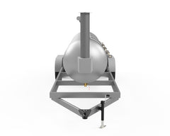 cad image of smoker trailer