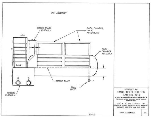 reverse flow smoker blueprint