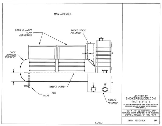 reverse flow smoker blueprint