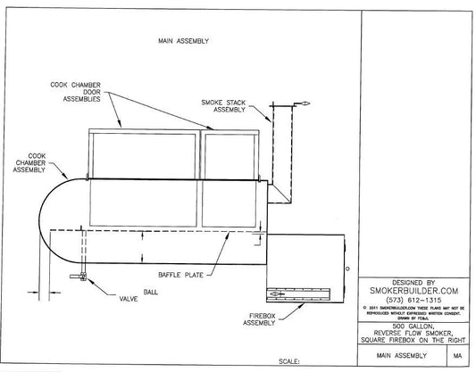 reverse flow smoker blueprint