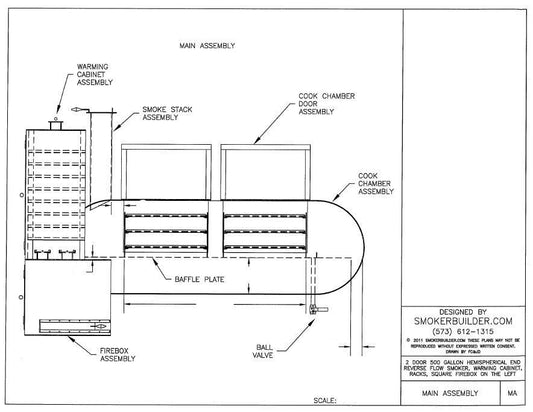 reverse flow smoker blueprint