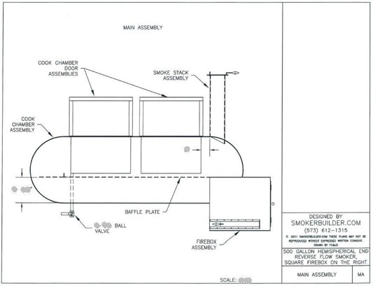 reverse flow smoker blueprint