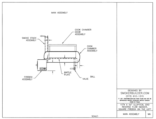 reverse flow smoker blueprint