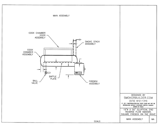 reverse flow smoker blueprint