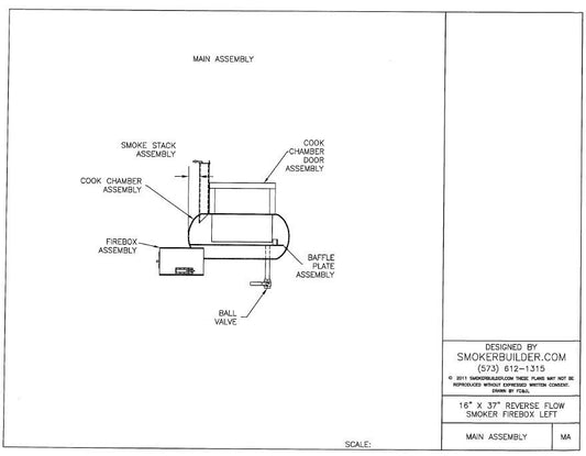 reverse flow smoker blueprint