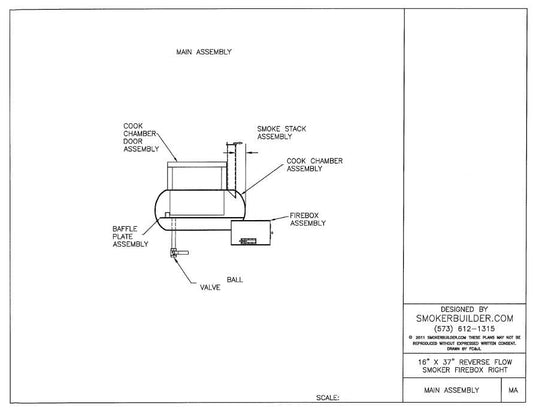 reverse flow smoker blueprint