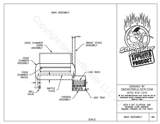 reverse flow smoker blueprint