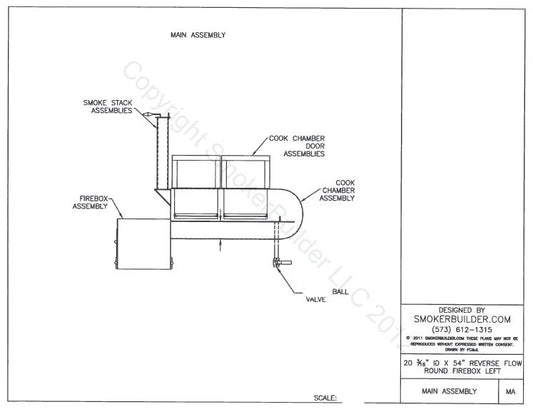 reverse flow smoker blueprint