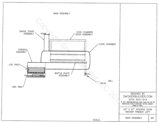 reverse flow smoker blueprint