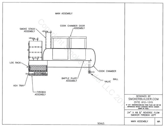 reverse flow smoker blueprint