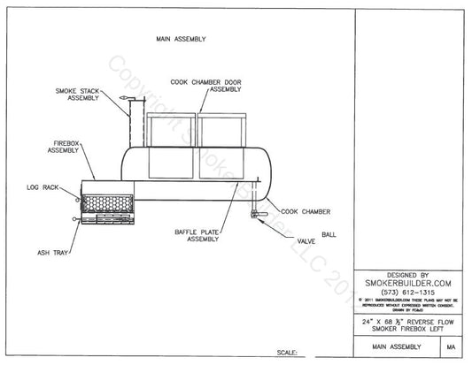 reverse flow smoker blueprint