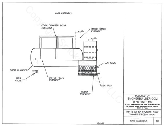 reverse flow smoker blueprint