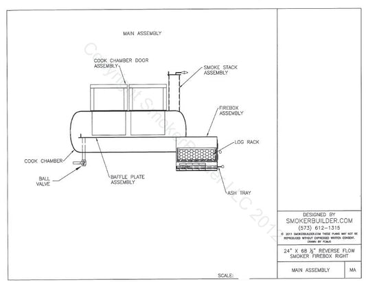 reverse flow smoker blueprint