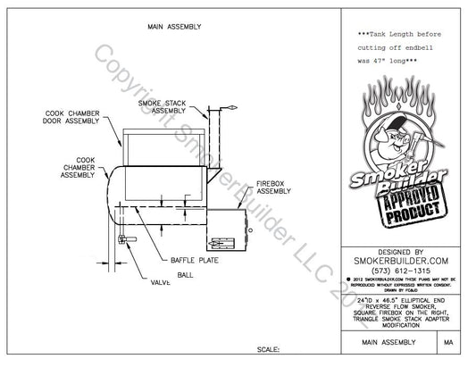 reverse flow smoker blueprint