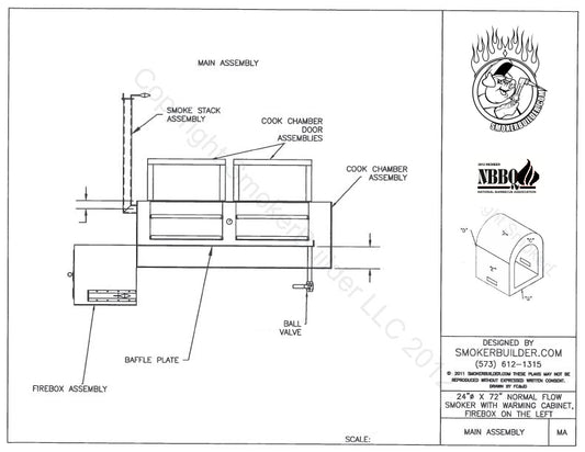 reverse flow smoker blueprint