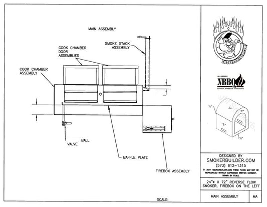 reverse flow smoker blueprint