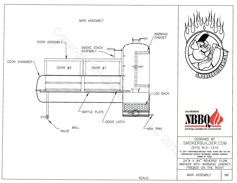 reverse flow smoker blueprint