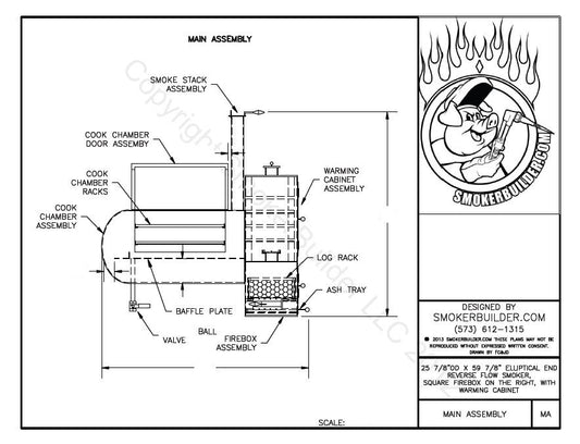 reverse flow smoker blueprint