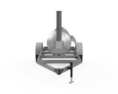 cad image of smoker trailer