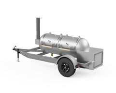 cad image of smoker trailer