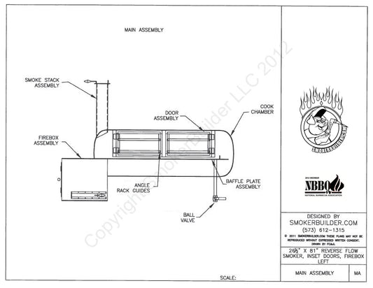 reverse flow smoker blueprint