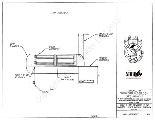 reverse flow smoker blueprint