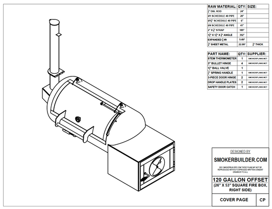 image of smoker blueprint