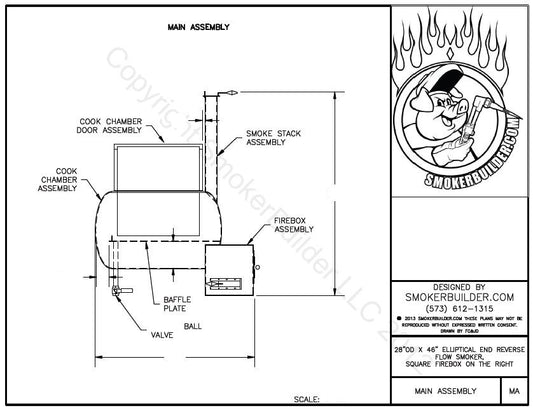 reverse flow smoker blueprint