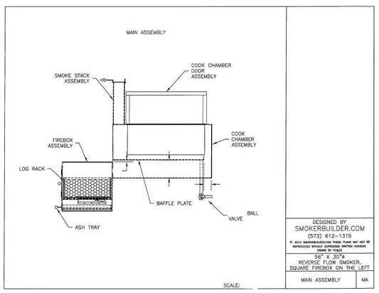 reverse flow smoker blueprint