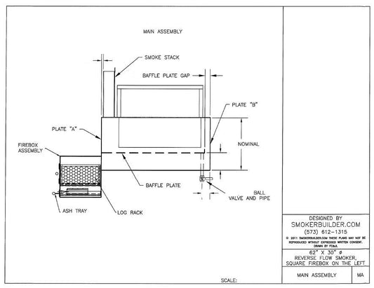 reverse flow smoker blueprint