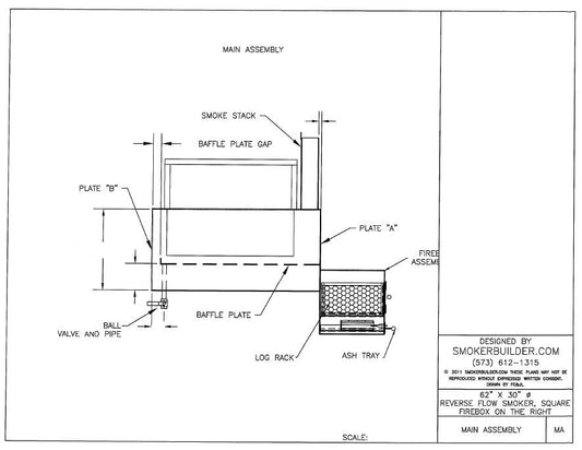 reverse flow smoker blueprint