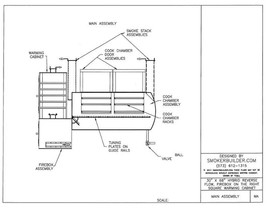 reverse flow smoker blueprint