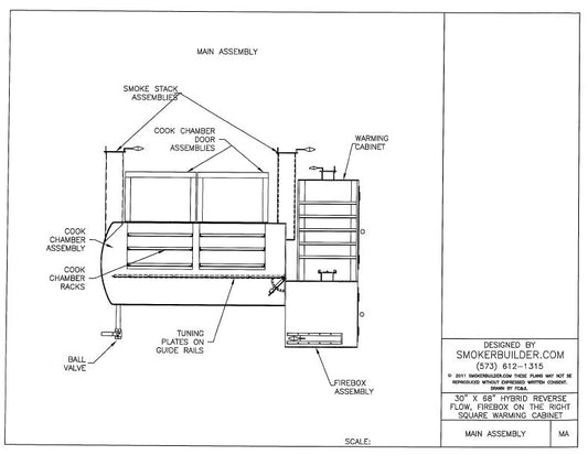 reverse flow smoker blueprint