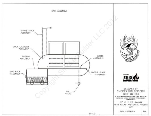 reverse flow smoker blueprint