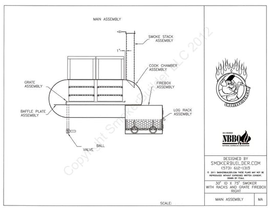 reverse flow smoker blueprint