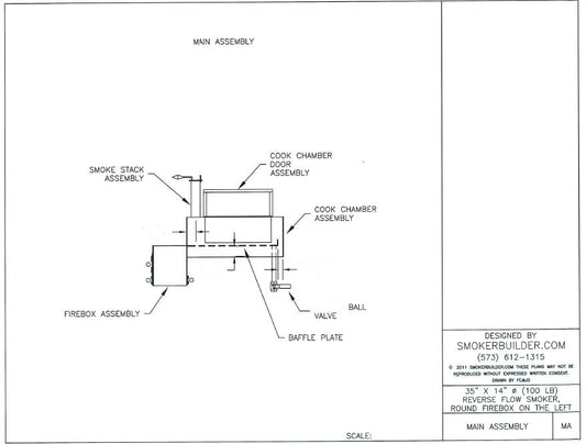 reverse flow smoker blueprint