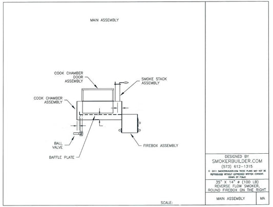 reverse flow smoker blueprint